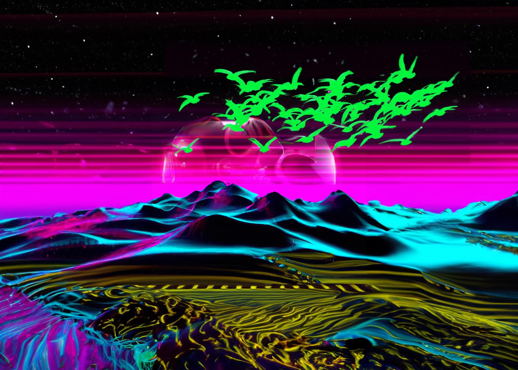 Synthwave Landscape